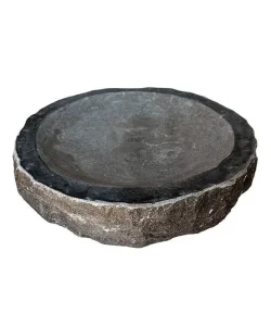 Fuglebad-mørk-granit-ø30